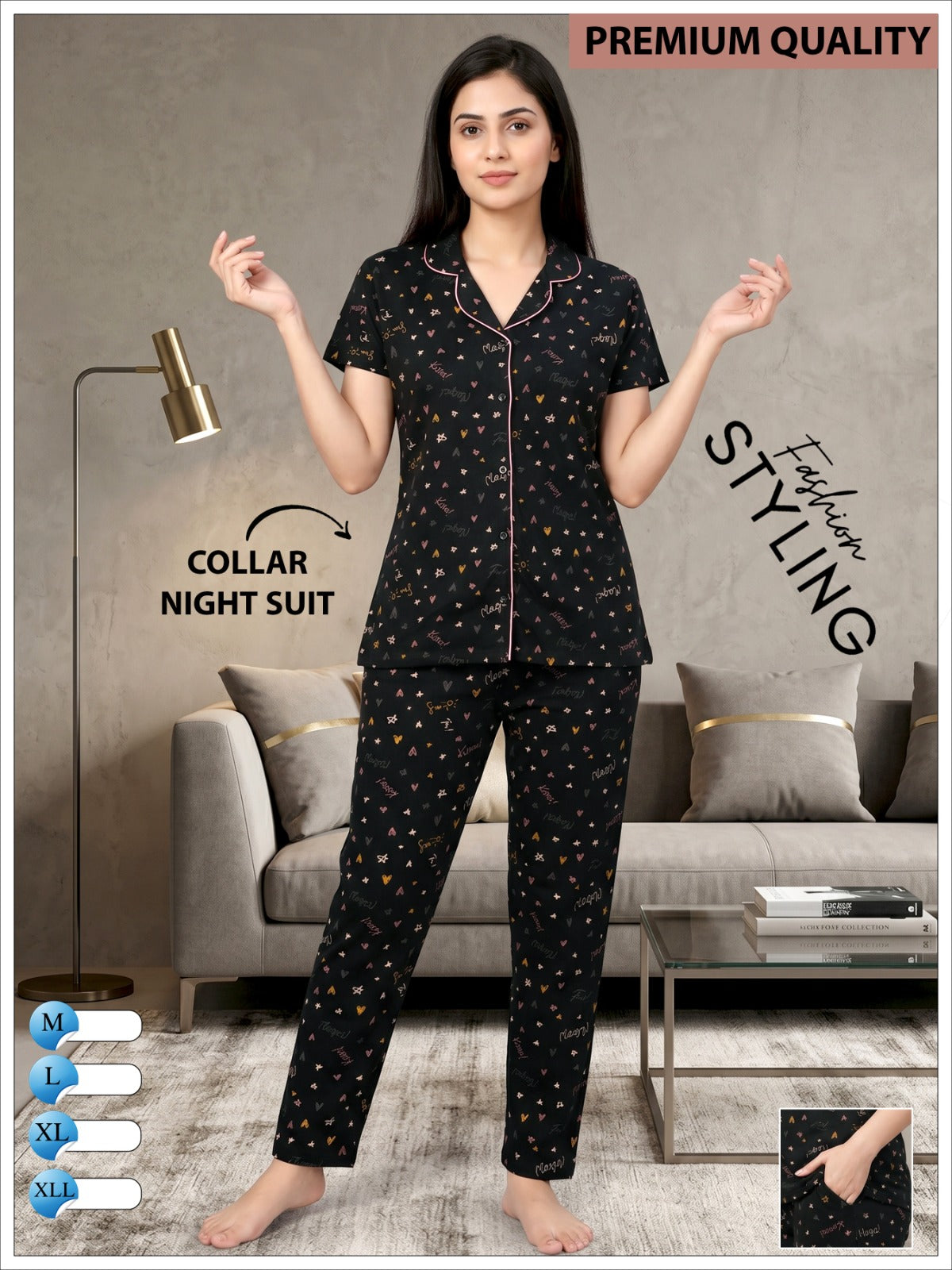WOMEN NIGHT SHUT