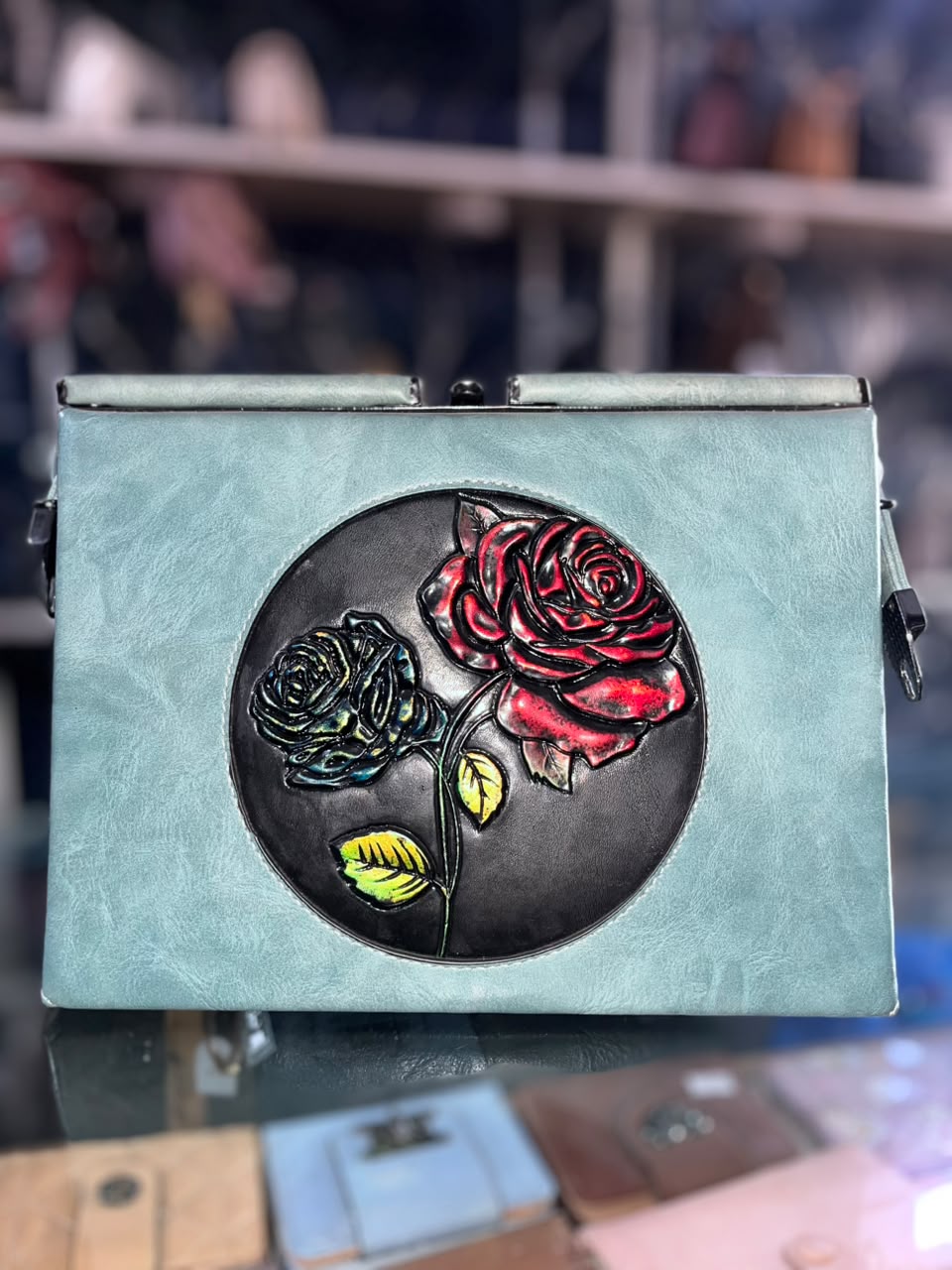 Rose flower Purse