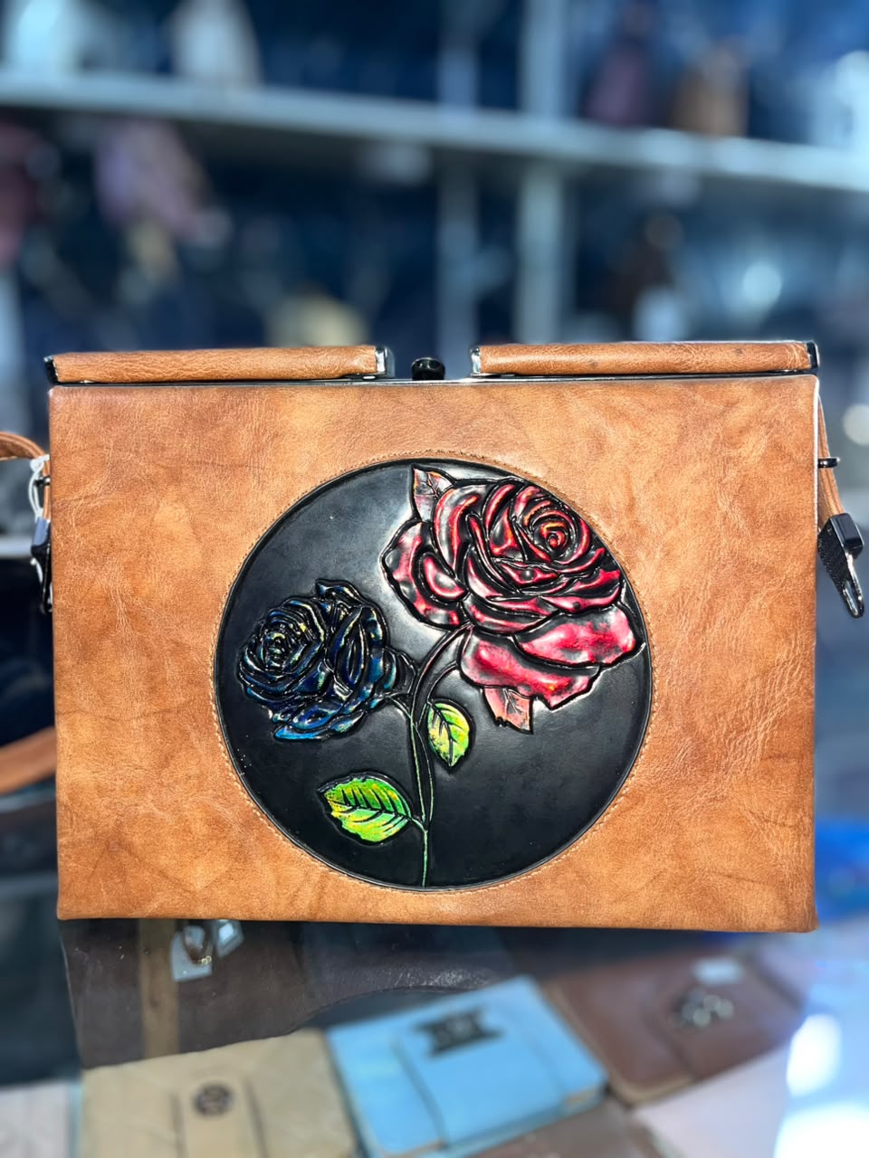Rose flower Purse