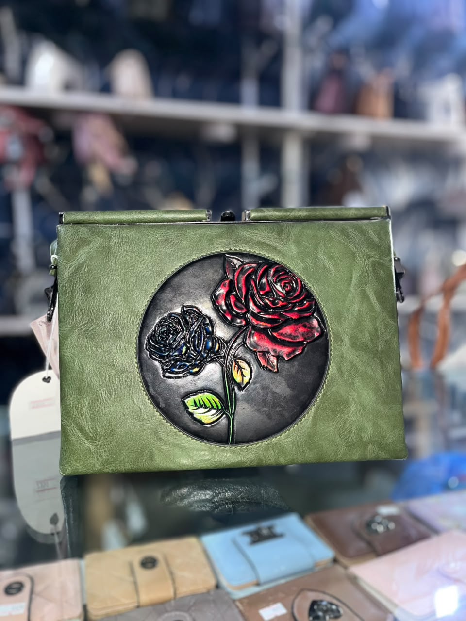 Rose flower Purse