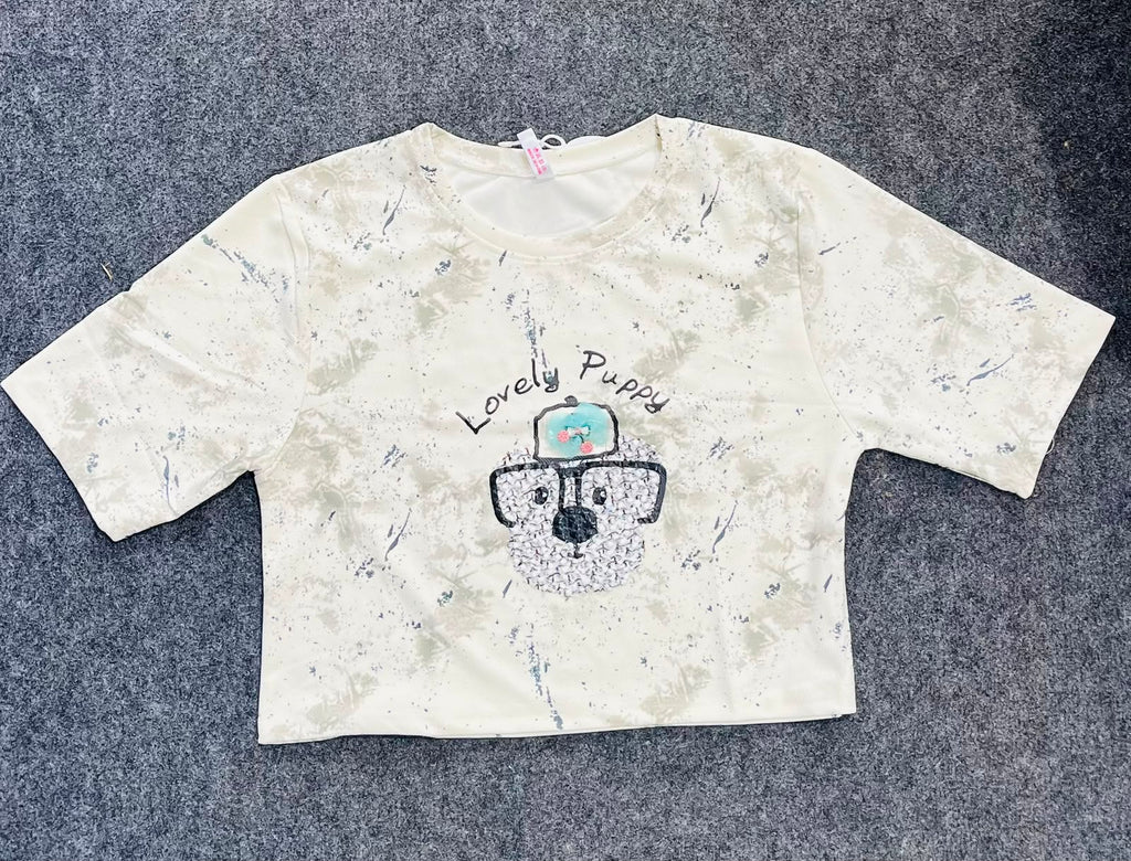 LOVELY PUPPY SWEET TSHIRT
