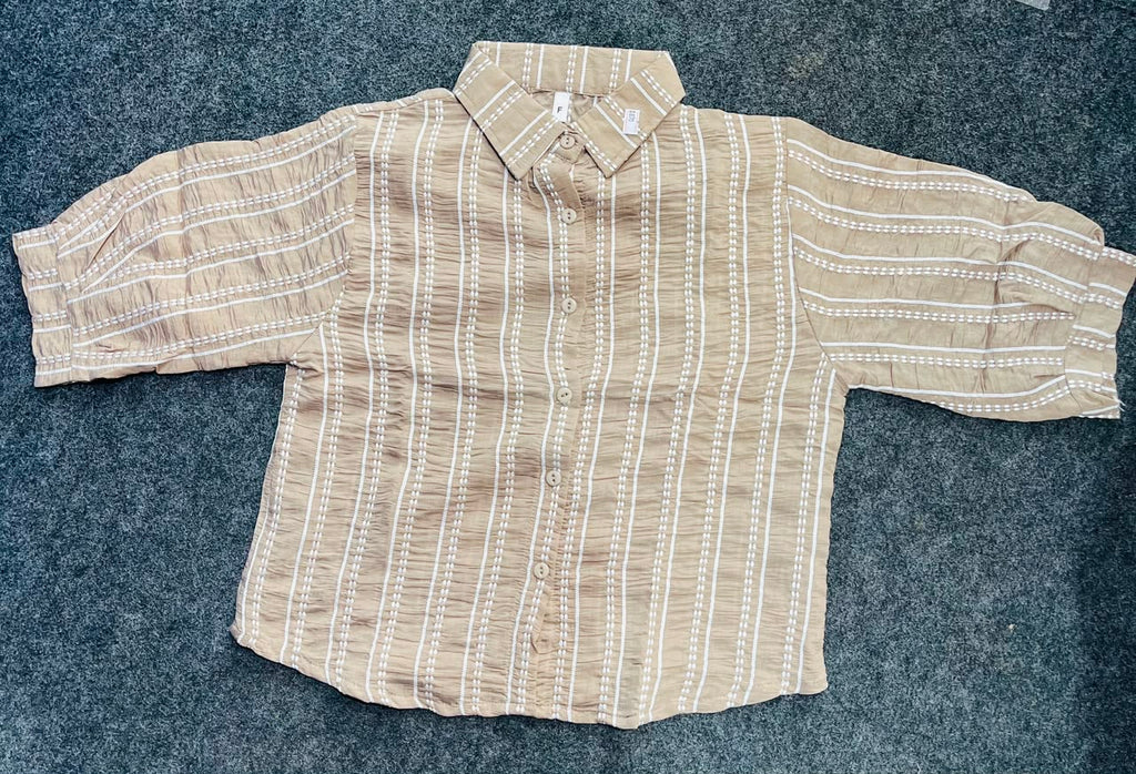 LADIES FANCY  SHORT TOP