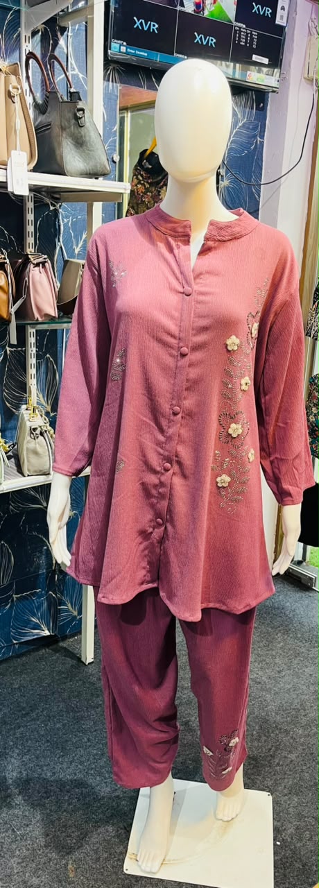 Floral Embellished Co-Ord Set