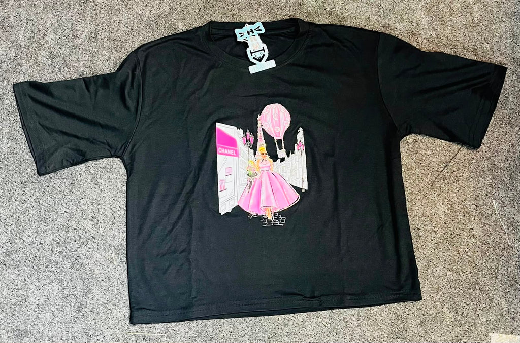 LADIES FANCY T-SHIRT
