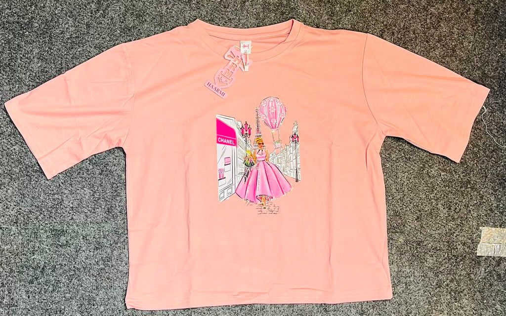 LADIES FANCY T-SHIRT
