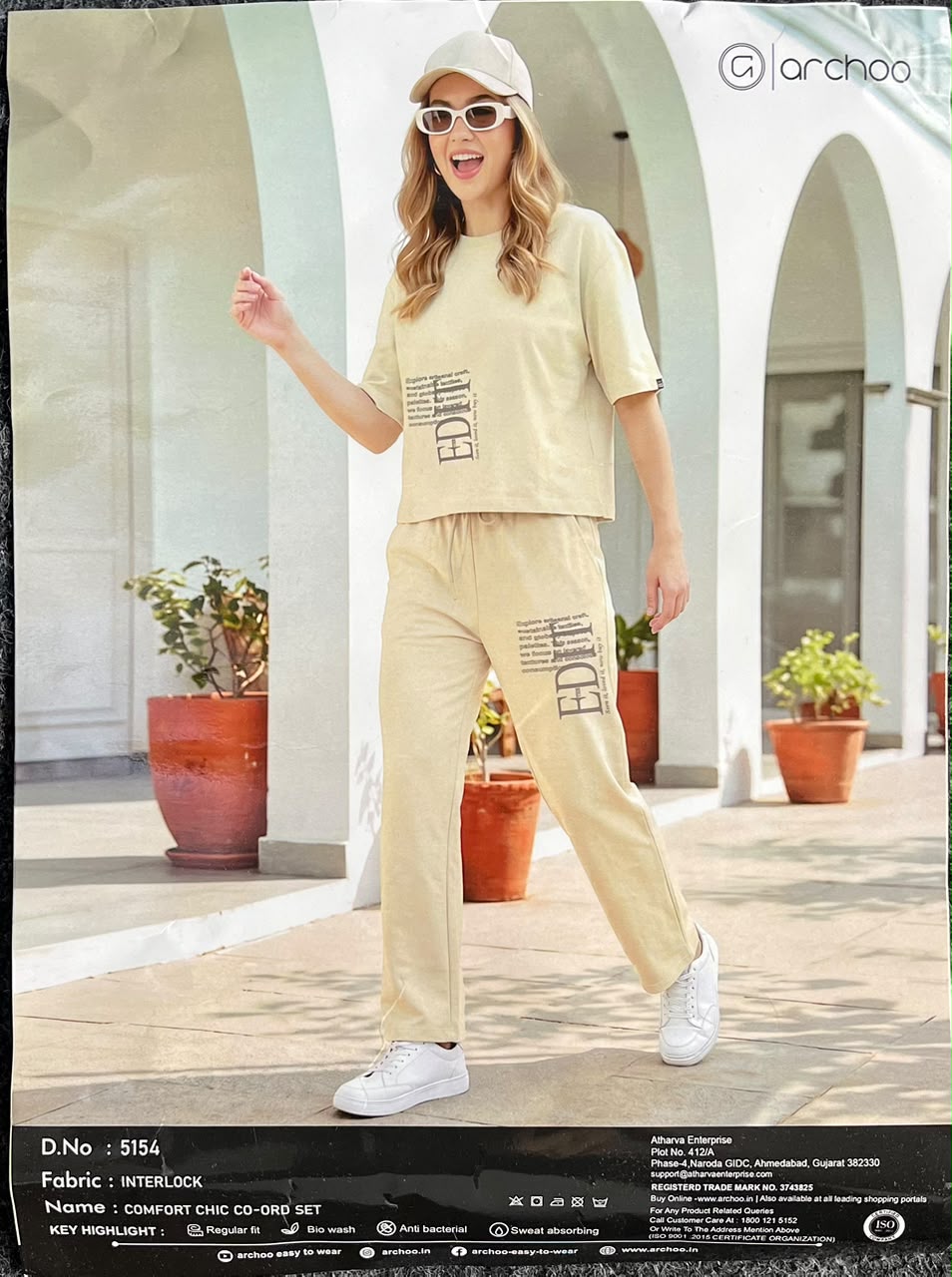 AARCHOO COMFORT CHIC CORD-SET