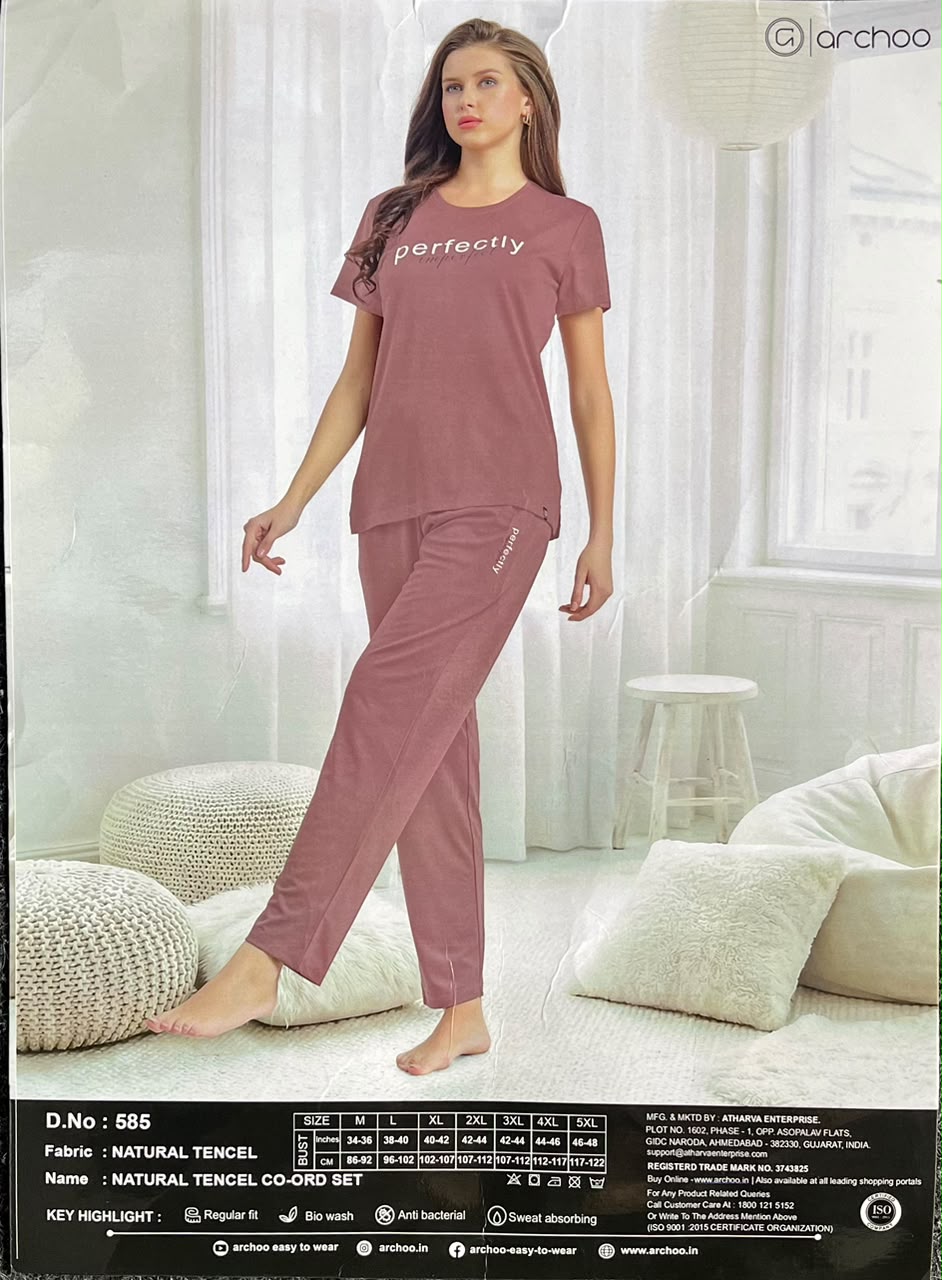 AARCHOO NATURAL TENCEL CORD-SET