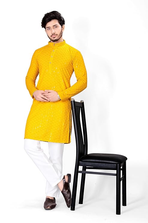 MENS LAKHNAVI KURTA