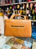 elegant textured ladies handbag