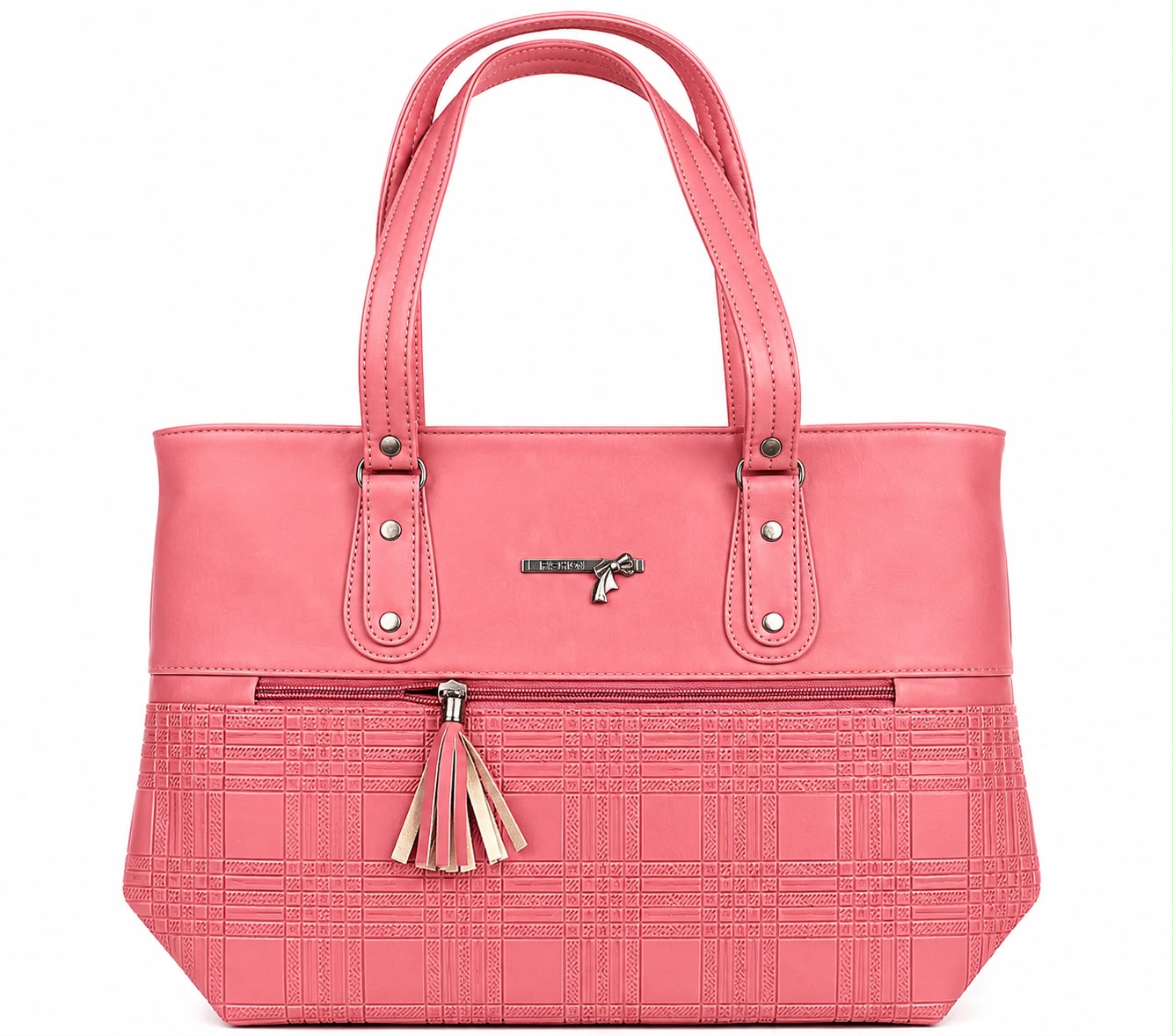 stylish brown ladies tote bag