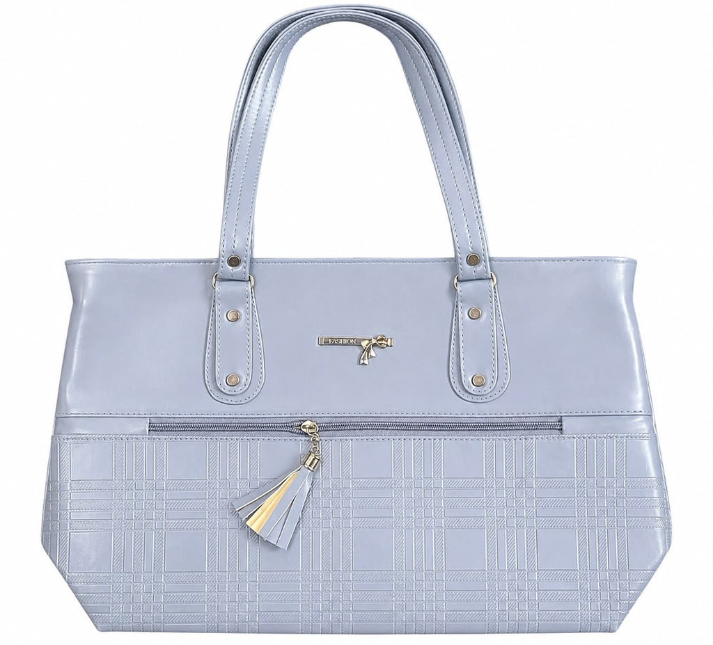 stylish brown ladies tote bag