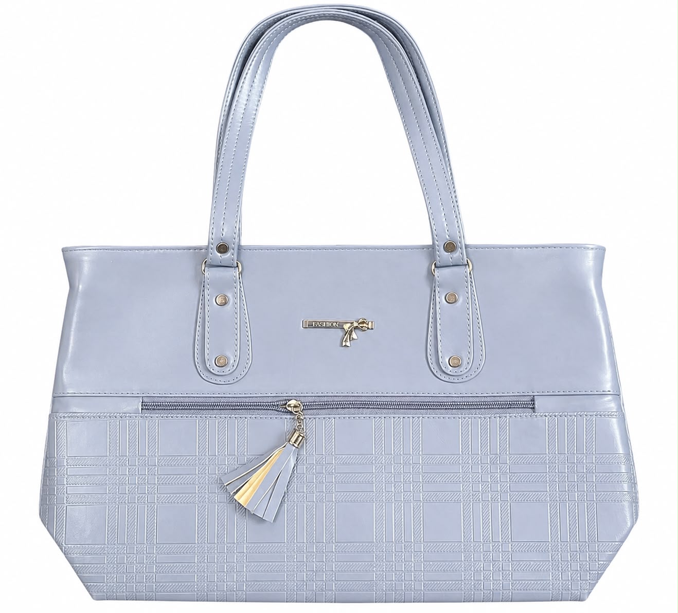 stylish brown ladies tote bag